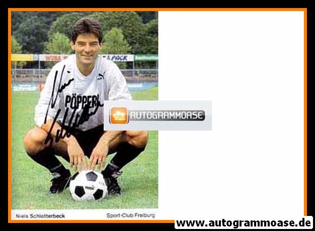Autogramm Fussball | SC Freiburg | 1986 | Niels SCHLOTTERBECK