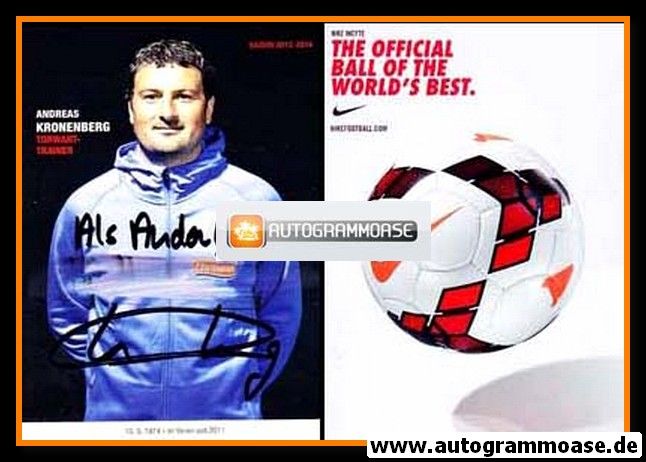 Autogramm Fussball | SC Freiburg | 2013 | Andreas KRONENBERG