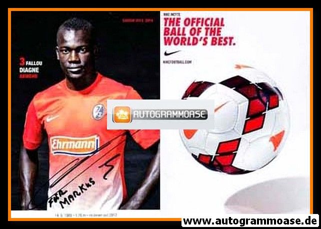 Autogramm Fussball | SC Freiburg | 2013 | Fallou DIAGNE