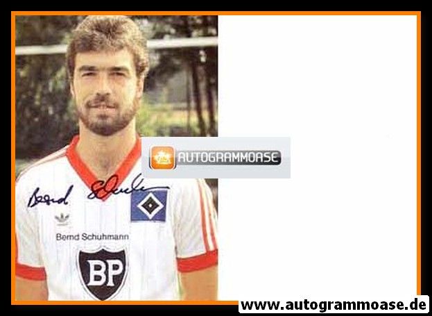 Autogramm Fussball | Hamburger SV | 1984 | Bernd SCHUHMANN