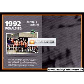 Autogrammkarte Fussball | Hannover 96 | 2015 | Pokalsieg 1992