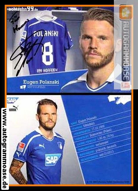 Autogramm Fussball | TSG 1899 Hoffenheim | 2013 | Eugen POLANSKI