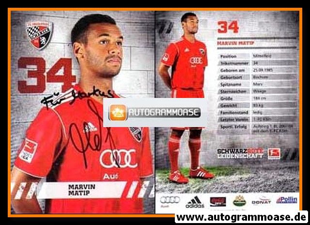 Autogramm Fussball | FC Ingolstadt 04 | 2013 | Marvin MATIP