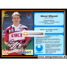 Autogramm Fussball | 1990er Uhlsport | Marcel WITECZEK (1. FC Kaiserslautern)