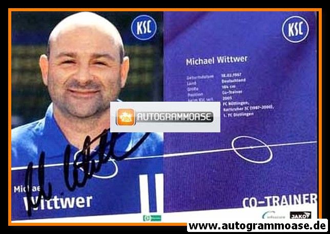 Autogramm Fussball | Karlsruher SC II | 2009 | Michael WITTWER