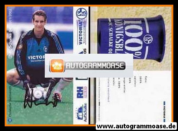 Autogramm Fussball | FC Schalke 04 | 2001 | Christofer HEIMEROTH