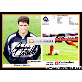 Autogramm Fussball | Karlsruher SC | 2000 | Thomas WALTER