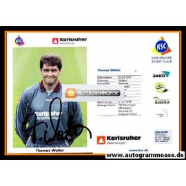 Autogramm Fussball | Karlsruher SC | 2002 | Thomas WALTER