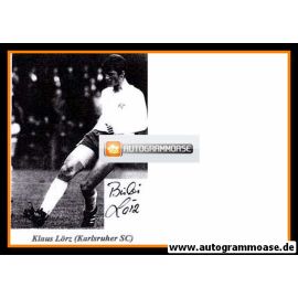 Autogramm Fussball | Karlsruher SC | 1960er | Klaus LÖRZ (Spielszene SW)