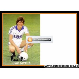 Autogramm Fussball | Karlsruher SC | 1980er LBS | Uwe DITTUS