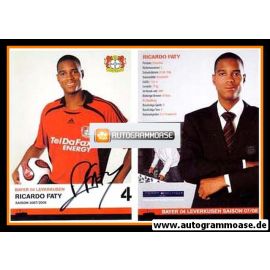 Autogramm Fussball | Bayer Leverkusen | 2007 | Ricardo FATY