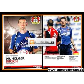 Autogramm Fussball | Bayer Leverkusen | 2010 | Holger BROICH