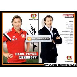 Autogramm Fussball | Bayer Leverkusen | 2014 | Hans-Peter LEHNHOFF