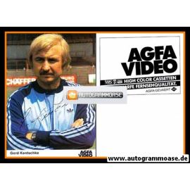 Autogramm Fussball | Bayer Leverkusen | 1982 | Gerd KENTSCHKE