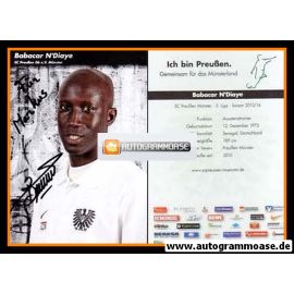 Autogramm Fussball | Preussen Münster | 2013 | Babacar N´DIAYE