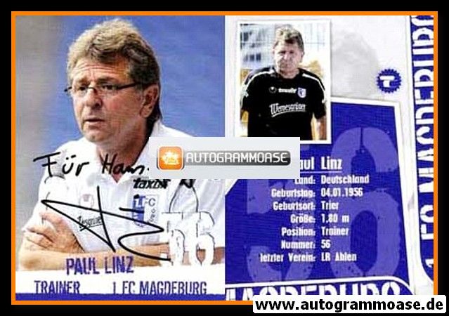 Autogramm Fussball | 1. FC Magdeburg | 2008 | Paul LINZ