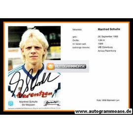 Autogramm Fussball | SV Meppen | 1991 | Manfred SCHULTE