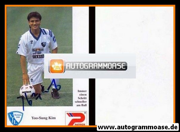 Autogramm Fussball | VfL Bochum | 1992 | Yoo-Sung KIM
