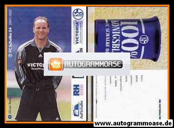 Autogramm Fussball | FC Schalke 04 | 2001 | Oliver RECK