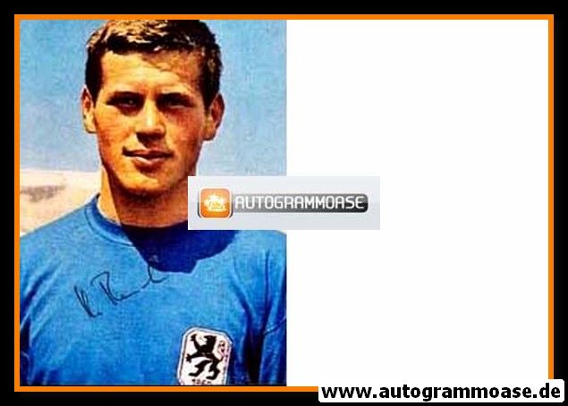 Autogramm Fussball | TSV 1860 München | 1960er Foto | Hans REICH (Portrait Color) 1