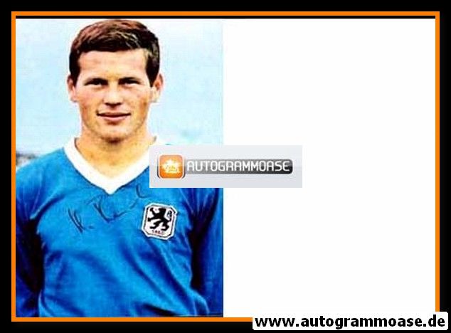 Autogramm Fussball | TSV 1860 München | 1960er Foto | Hans REICH (Portrait Color) 2