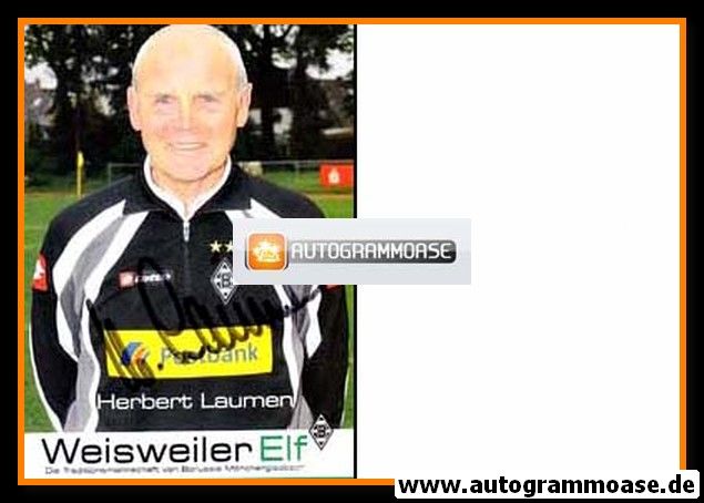 Autogramm Fussball | Borussia Mönchengladbach | 2010er Weisweiler | Herbert LAUMEN