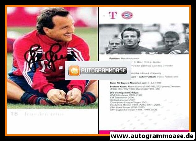 Autogramm Fussball | FC Bayern München | 2003 Druck | Jens JEREMIES
