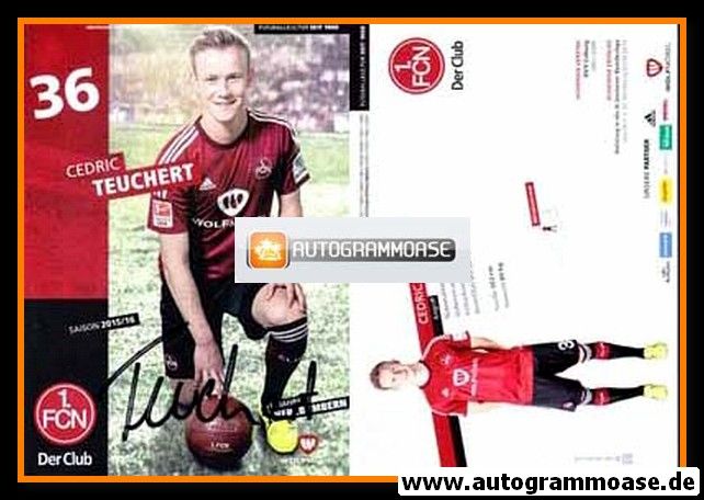 Autogramm Fussball | 1. FC Nürnberg | 2015 | Cedric TEUCHERT