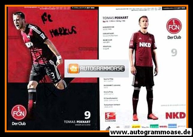 Autogramm Fussball | 1. FC Nürnberg | 2013 | Tomas PEKHART