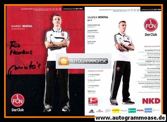 Autogramm Fussball | 1. FC Nürnberg | 2013 | Marek MINTAL