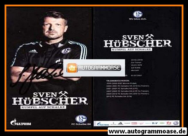 Autogramm Fussball | FC Schalke 04 | 2015 | Sven HÜBSCHER