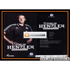 Autogramm Fussball | FC Schalke 04 | 2015 | Simon HENZLER