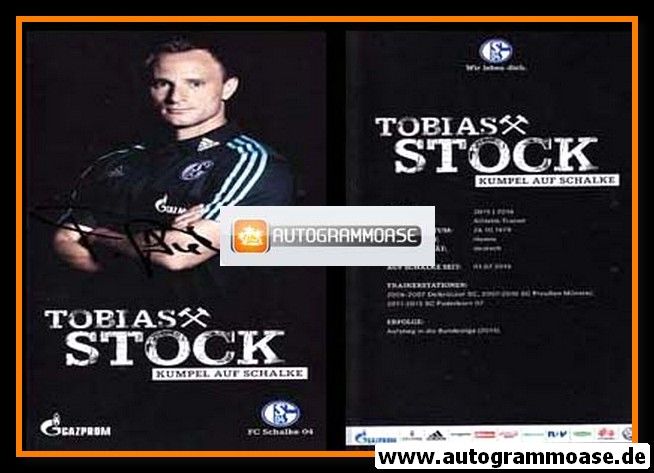 Autogramm Fussball | FC Schalke 04 | 2015 | Tobias STOCK