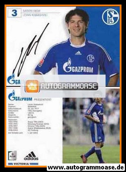 Autogramm Fussball | FC Schalke 04 | 2008 | Levan KOBIASHVILI