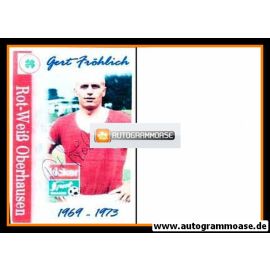 Autogramm Fussball | Rot-Weiss Oberhausen | 1970er | Gert FRÖHLICH (Portrait Color) 1