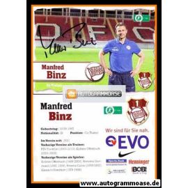 Autogramm Fussball | Kickers Offenbach | 2012 | Manfred BINZ