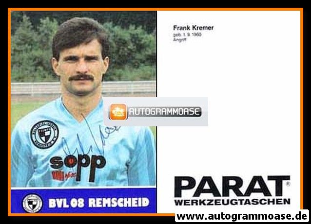 Autogramm Fussball | FC Remscheid | 1987 | Frank KREMER