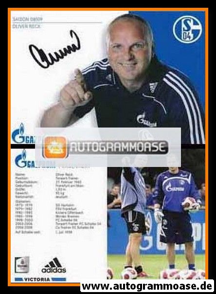 Autogramm Fussball | FC Schalke 04 | 2008 | Oliver RECK