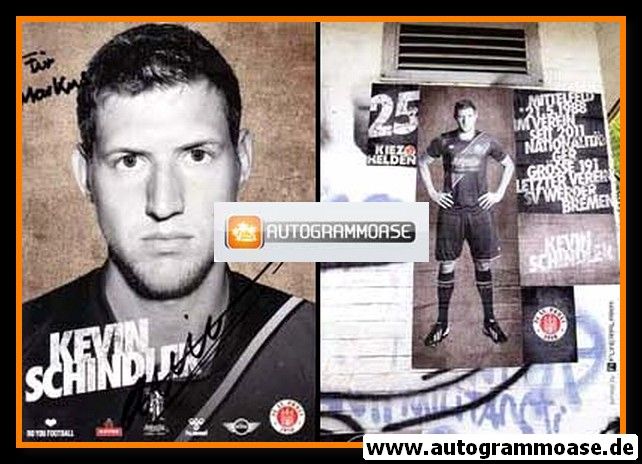 Autogramm Fussball | FC St. Pauli | 2013 | Kevin SCHINDLER
