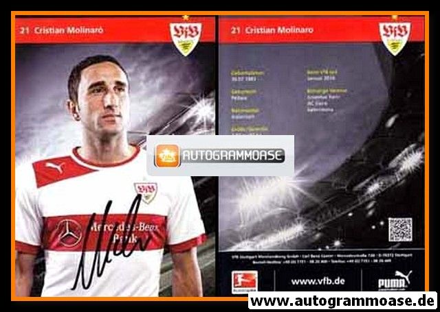 Autogramm Fussball | VfB Stuttgart | 2012 | Cristian MOLINARO