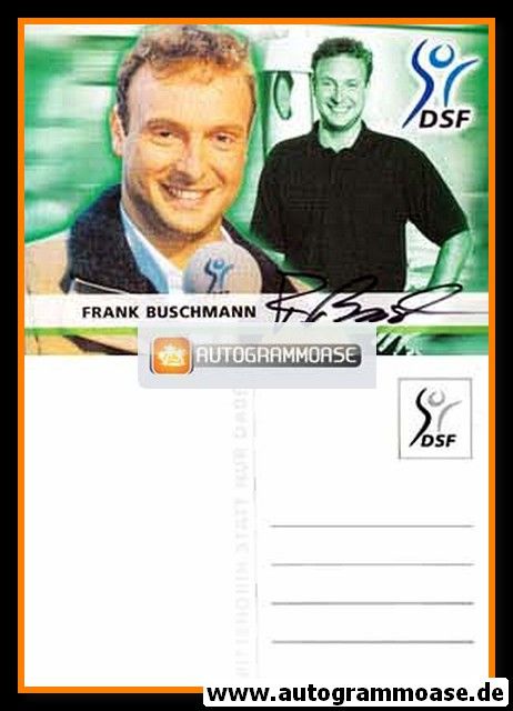 Autogramm TV | DSF | Frank BUSCHMANN | 1990er (Portrait Color)
