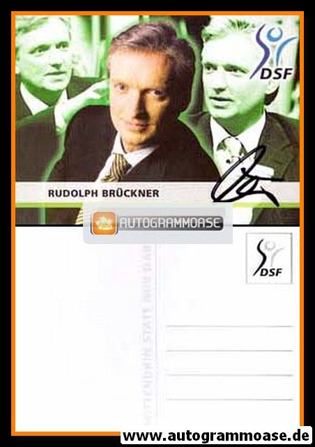 Autogramm TV | DSF | Rudolph BRÜCKNER | 1990er (Portrait Color) 2