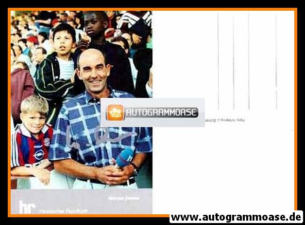 Autogramm TV | HR | Werner DAMM | 1980er (Portrait Color)