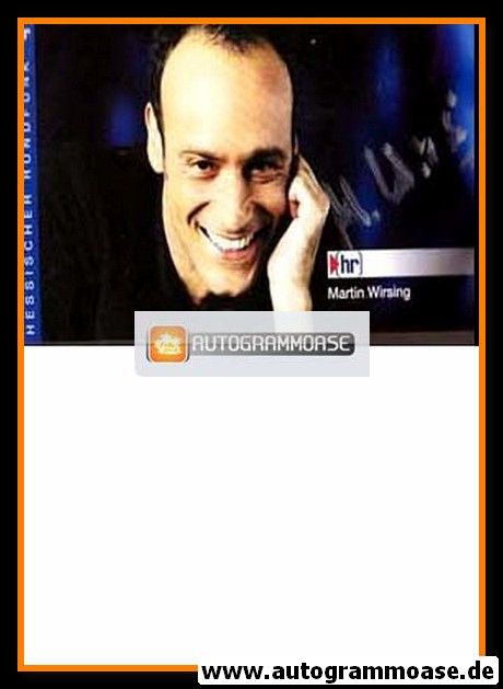 Autogramm TV | HR | Martin WIRSING | 2000er (Portrait Color)