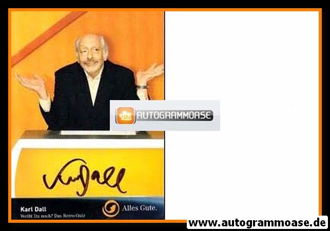 Autogramm TV | Kabel1 | Karl DALL | 2000er "Weisst Du Noch"