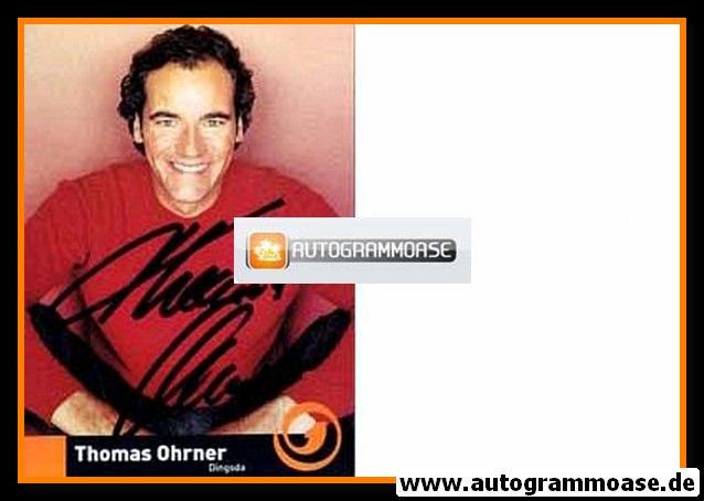 Autogramm TV | Kabel1 | Thomas OHRNER | 2000er "Dingsda"