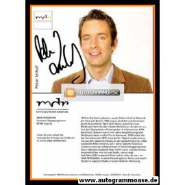 Autogramm TV | MDR | Peter IMHOF | 2003 "Hier Ab Vier" (Jehnichen)
