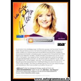 Autogramm TV | MDR | Anja KOEBEL | 2014 "MDR Um 4 / Sachsenspiegel / Nah Dran" (Prosch)