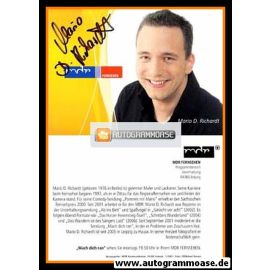 Autogramm TV | MDR | Mario D. RICHARDT | 2010er "Mach Dich Ran" 3