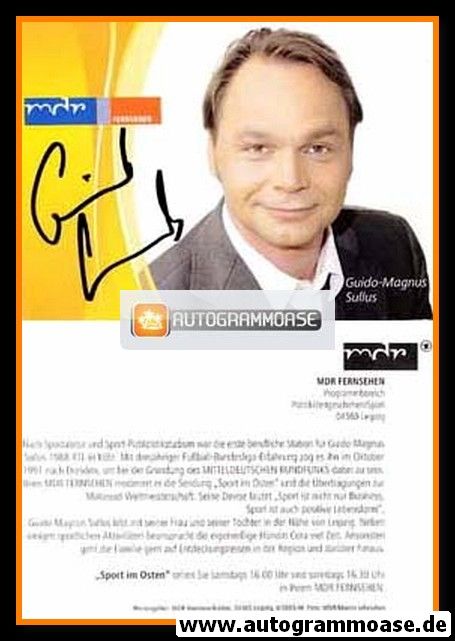 Autogramm TV | MDR | Guido-Magnus SULLUS | 2005 "Sport Im Osten" (Portrait Color) Jehnichen
